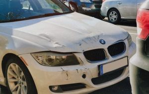 Автомобиль BMW попал в ДТП