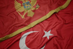 Флаг Черногории и Турции
