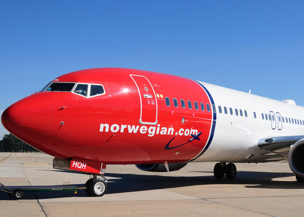 Самолет авиакомпании «Norwegian Air» 