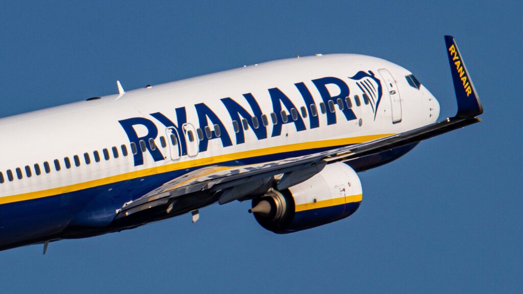 Самолет авиакомпании Ryanair