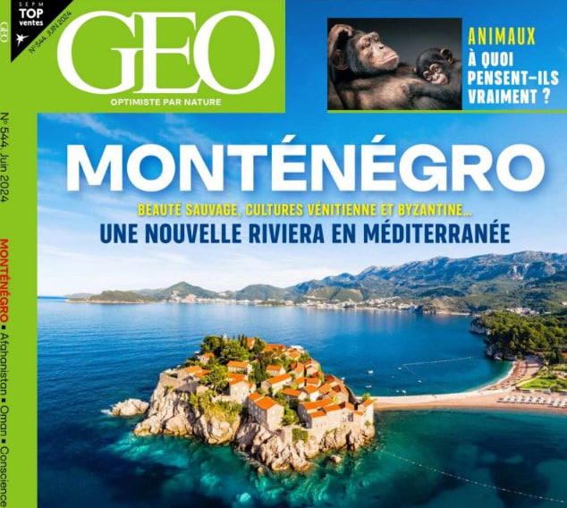 Обложка французского журнала CEO с Черногорией