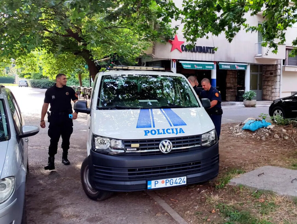 Полицейские в Подгорице