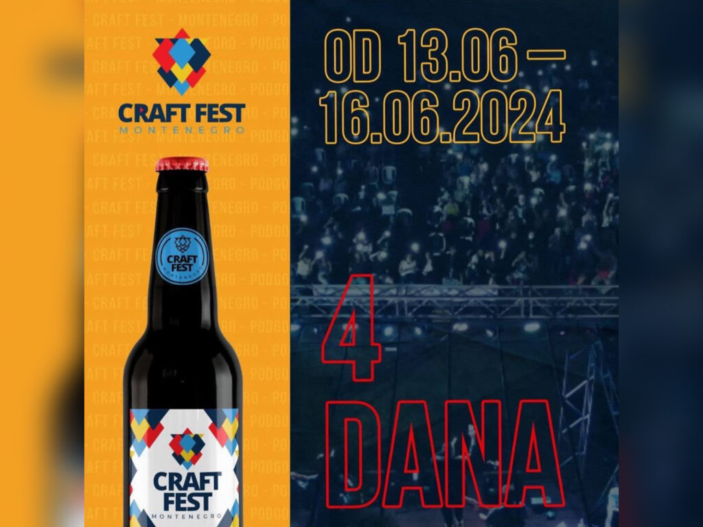 Афиша фестиваля крафтового пива в Подгорице