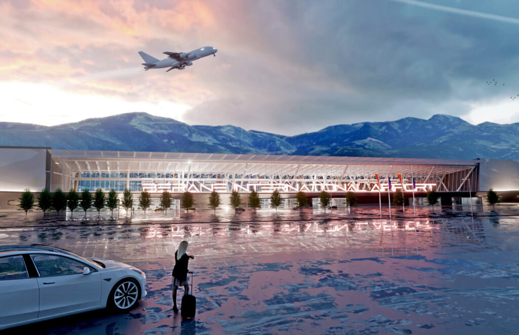 Визуализация аэропорта в Беране