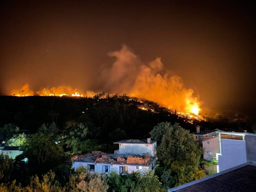 Пожар в Сутоморе