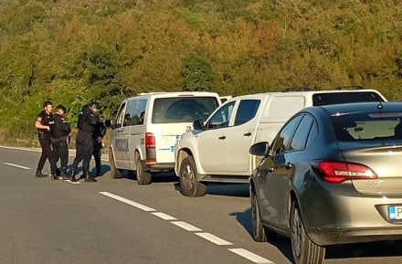 Задержание вооруженного жителя Будвы на дороге Цетине - Подгорица