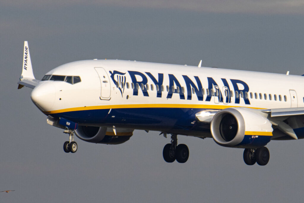 Самолет авиакомпании Ryanair