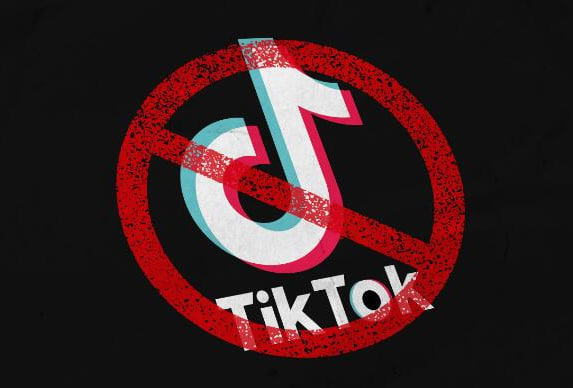 Зачеркнутое лого соцсети TikTok