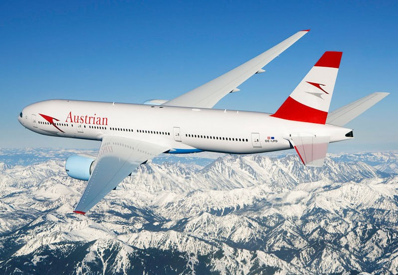 Самолет Austrian Airlines