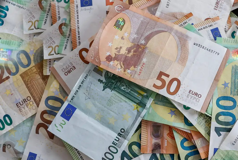 Банкноты евро