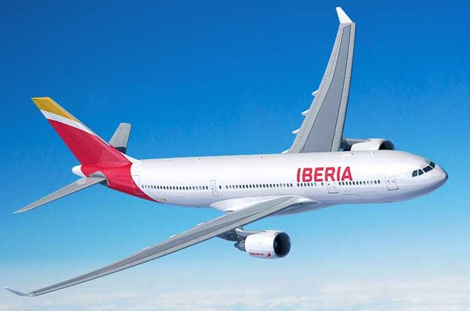 Самолет авиакомпании Iberia