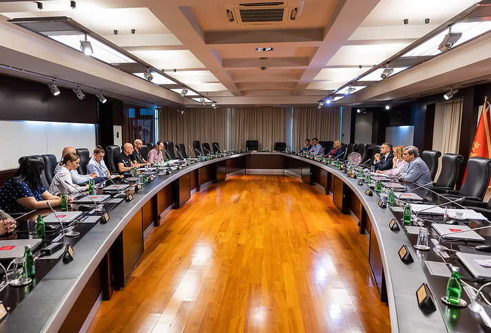 Заседание правительства Черногории