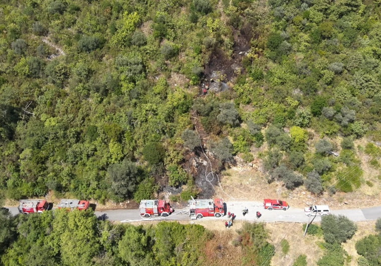 Пожарные в Тивате