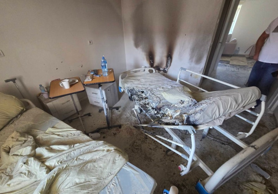 Последствия пожара в доме престарелых в Никшиче