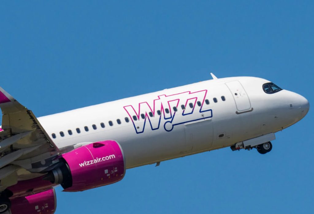 Самолет авиакомпании Wizz Air