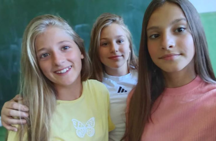 Ученицы школы Негош в Цетине