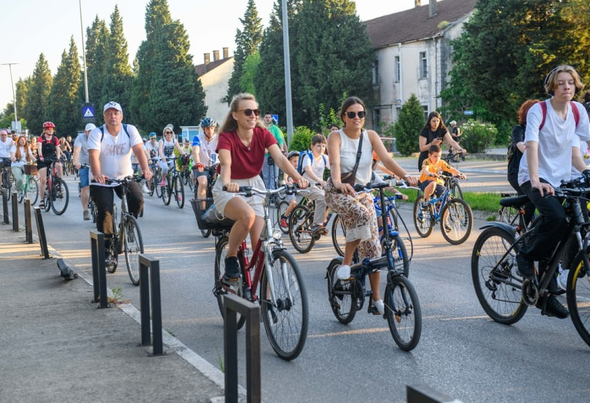 Велосипедисты в Подгорице