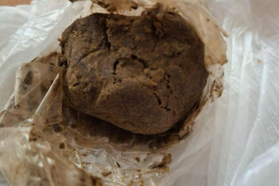 Изъятая марихуана (гашиш)