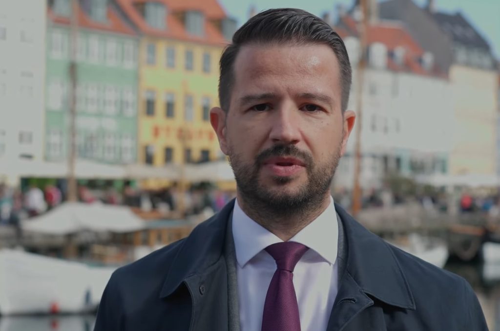 Президент Черногории Яков Милатович в Копенгагене