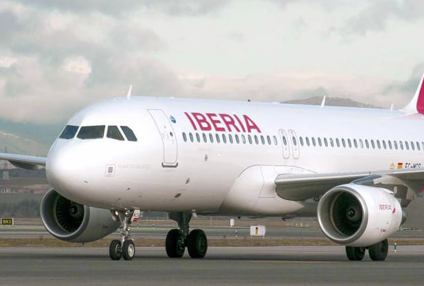 Самолет авиакомпании Iberia
