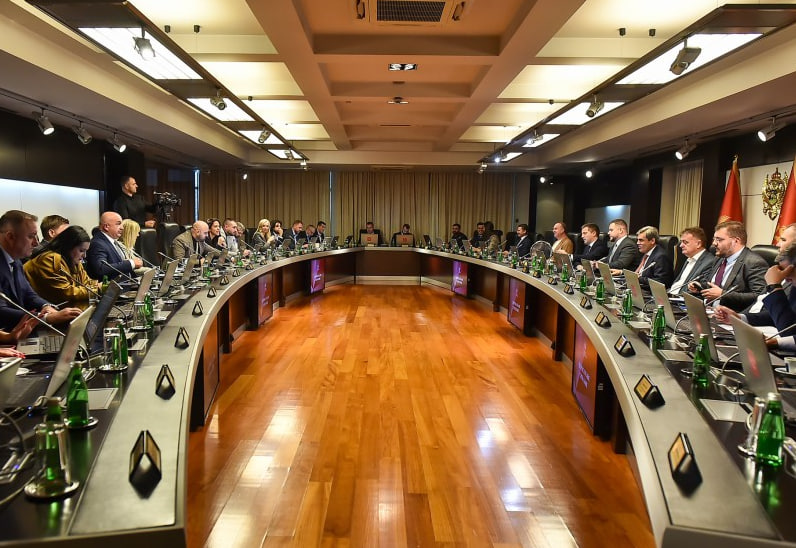 Заседание правительства Черногории