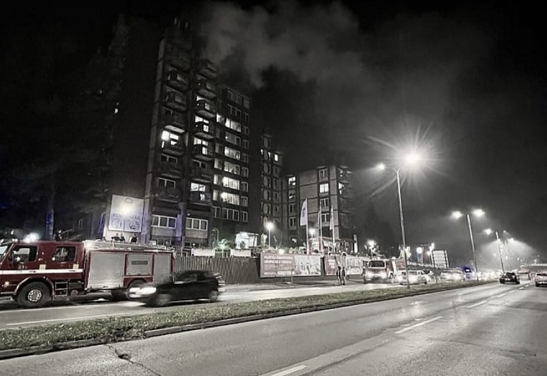 Пожар в доме престарелых в Тузле