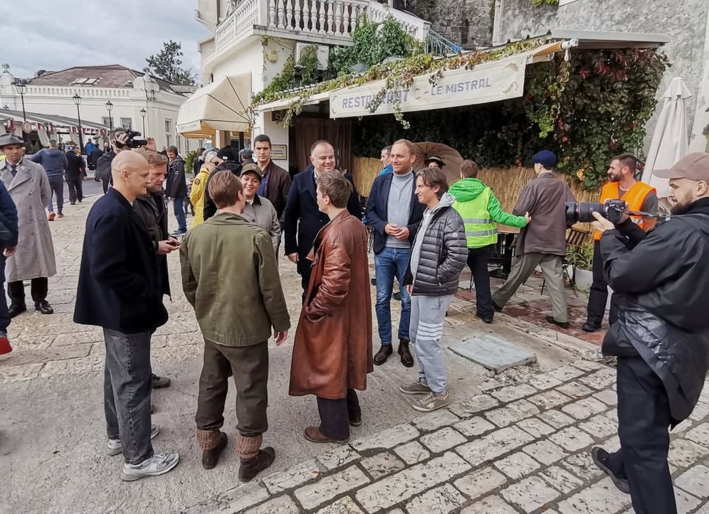 Съемки фильма Битва моторов