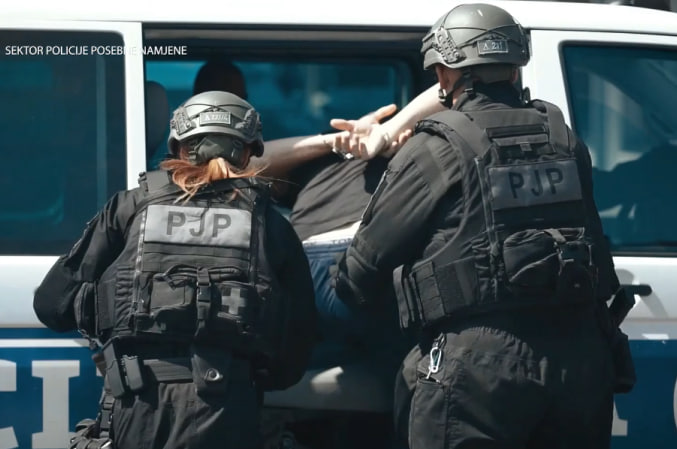 Задержание преступника