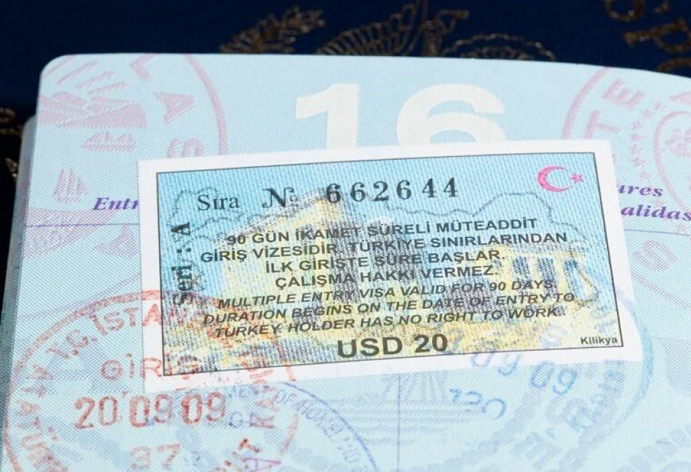 Виза в паспорте