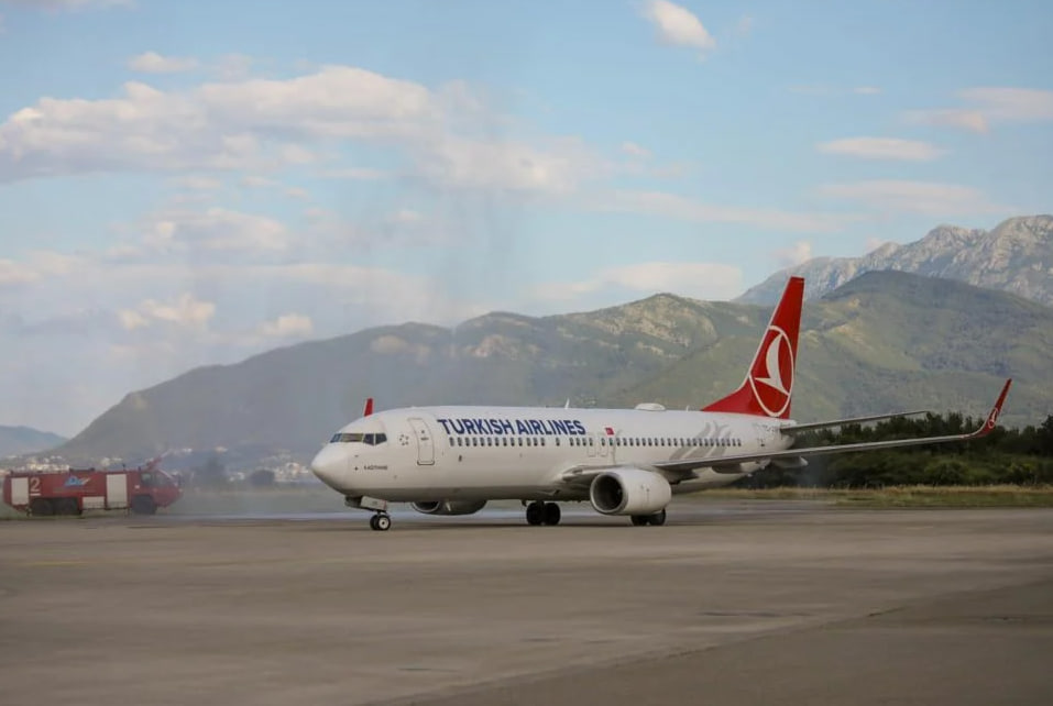 Самолет авиакомпании Turkish Airlines