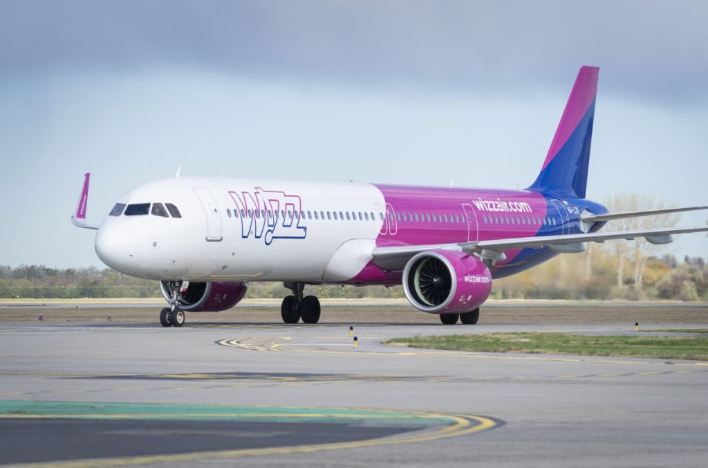 Самолет авиакомпании Wizz Air