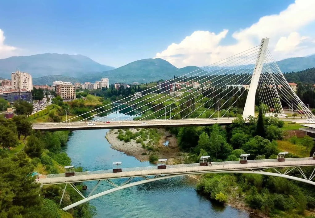 Река Морача в Подгорице