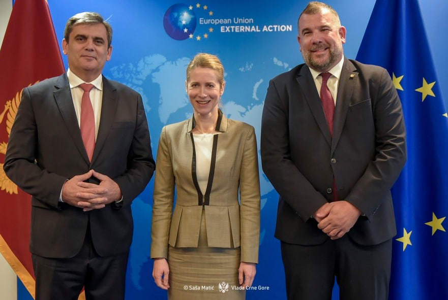 Встреча делегации Черногории с Каей Каллас