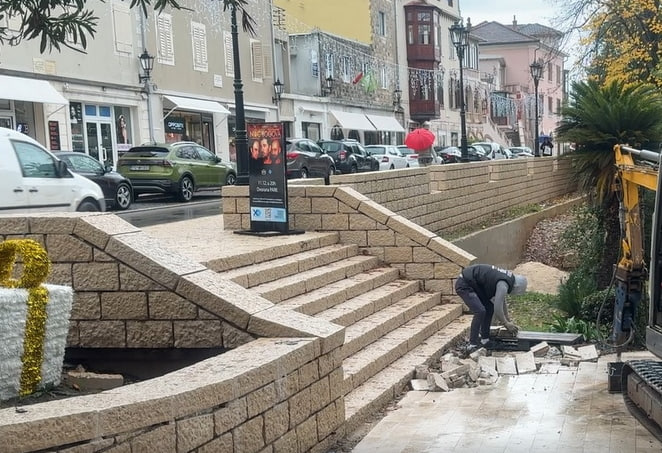 Благоустройство подхода к Dvorana Park в Херцег-Нови