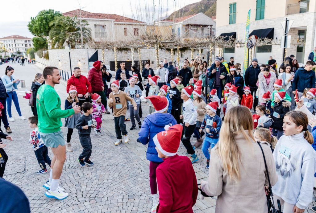 Участники детского забега в Portonovi