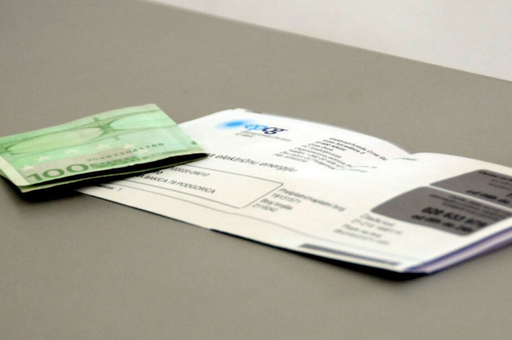 Счет за электроэнергию в Черногории