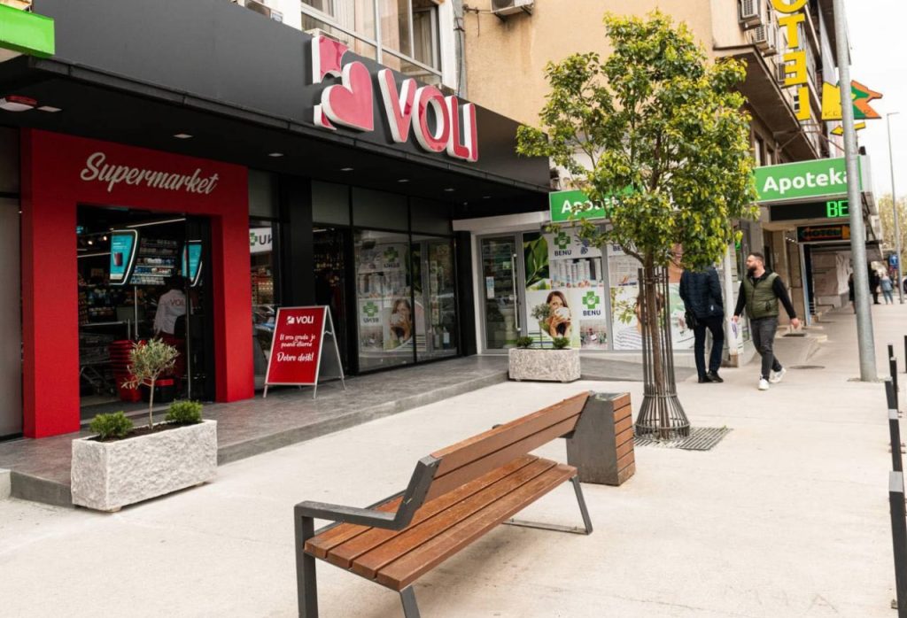 Магазин Voli в Черногории