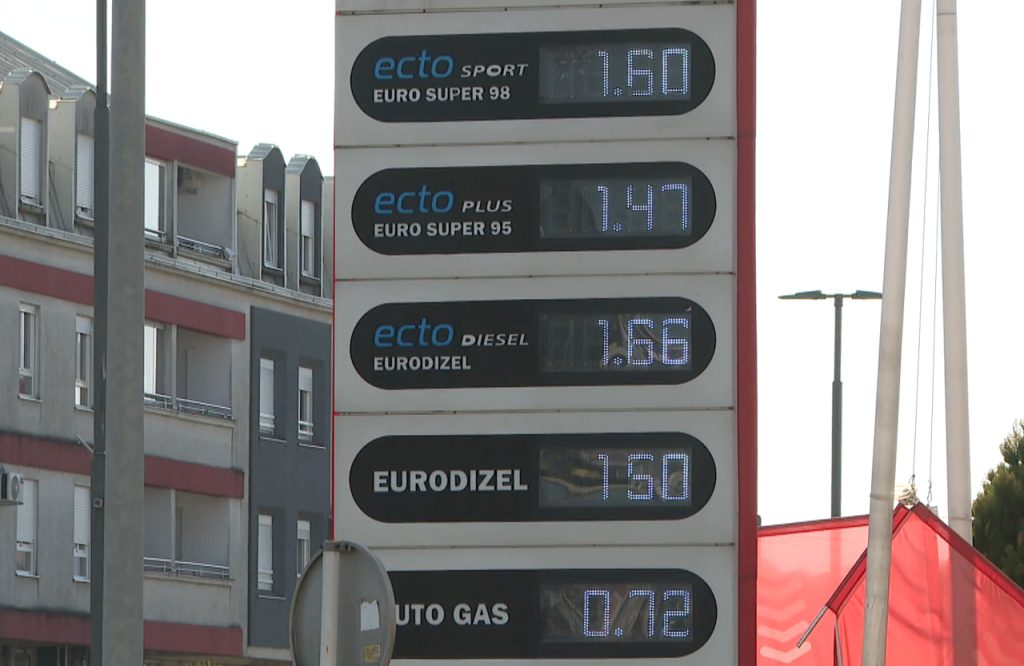 Автозаправка в Черногории