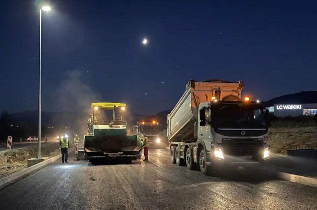 Строительство дороги Тиват - Яз