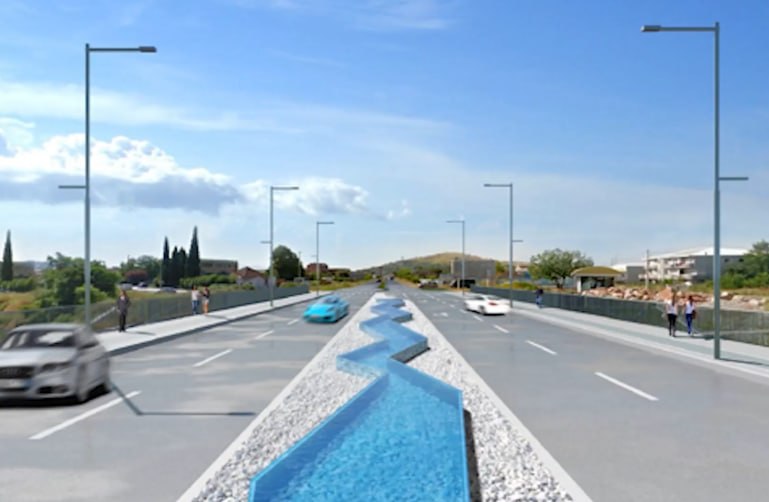 Визуализация нового моста в Подгорице