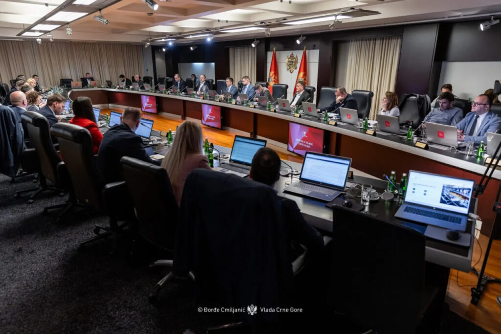 Заседание правительства Черногории