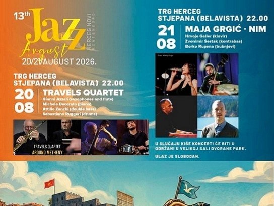 Фестиваль Jazz Bay пройдет в Херцег-Нови 20 и 21 августа