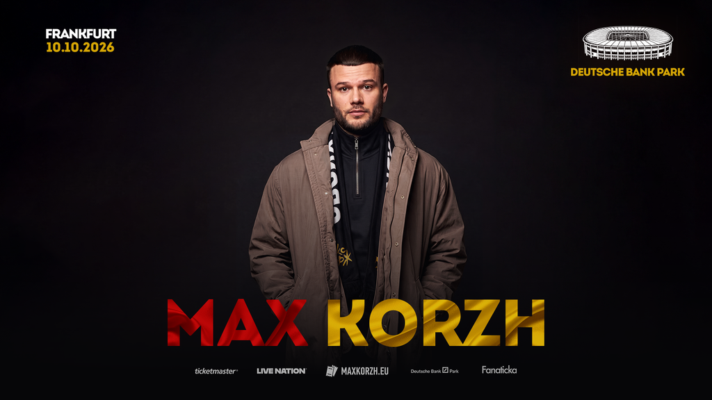 Афиша выступления Макса Коржа во Франкфурте-на-Майне 