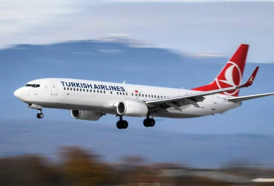 Самолет авиакомпании Turkish Airlines