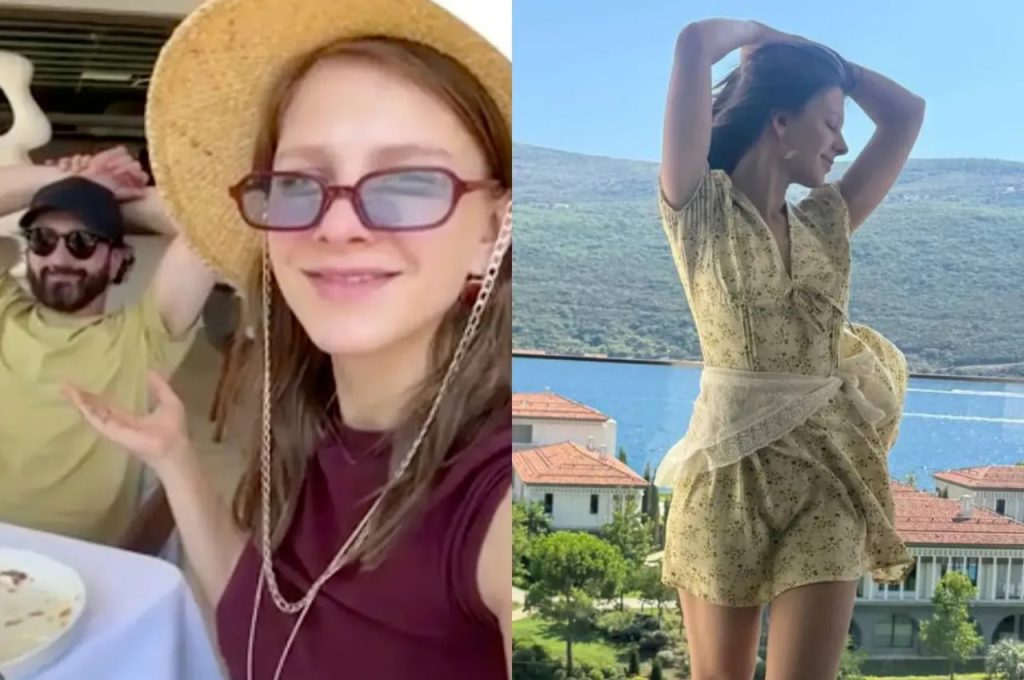 Елизавета Арзамасова отдыхает в Черногории