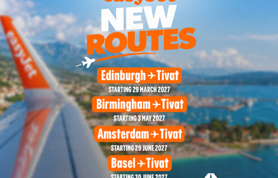 Авиаперевозчик EasyJet запустит новые маршруты из Тивата